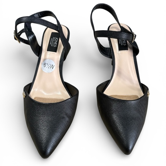 Jones New York Shoes - Jones New York Black Slingback Heels